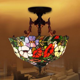 Retro Tiffany Stained Glass...