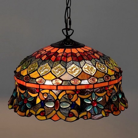 Vintage tiffany online hanging lamps